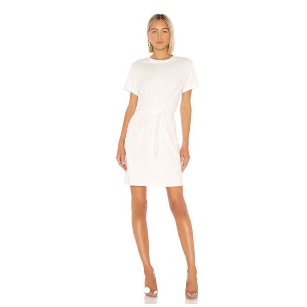 Vince - Short Sleeve Waist Tie Dress - Picture 3 of 9